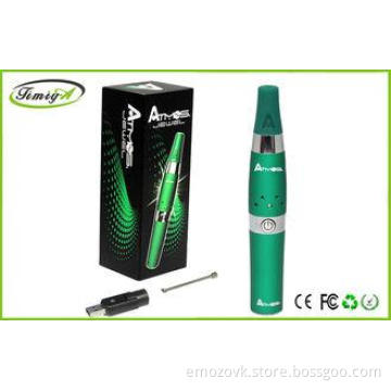 Atmos Green Dry Herb E Cig Jewel Vaporizer Dual Use Waxy Oi